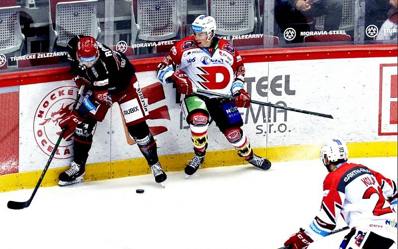 Třinec doma prohrál s Pardubicemi.