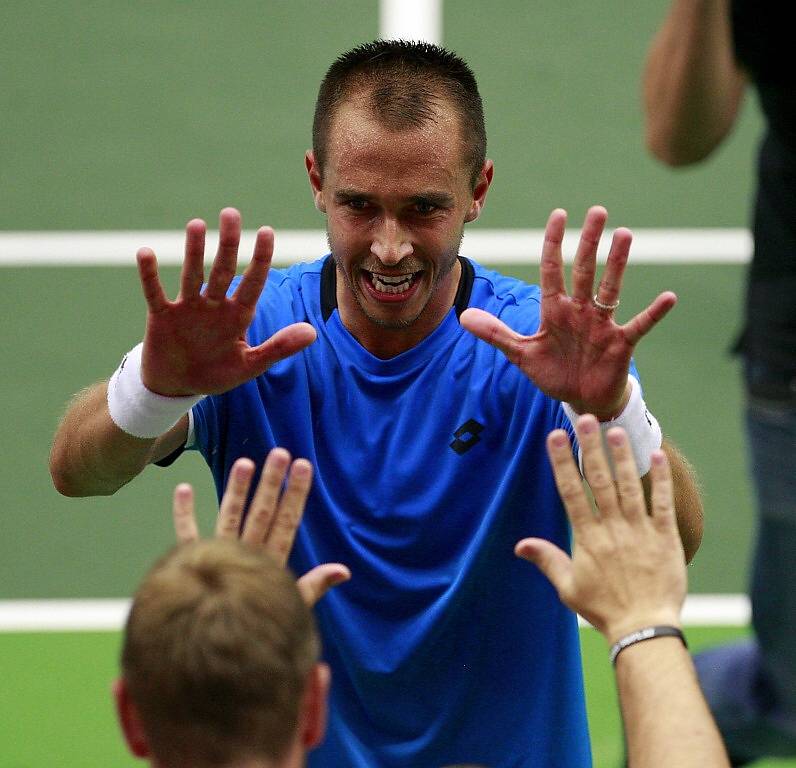 Davis cup 2016, Česko - Francie, Werk aréna Třinec. 