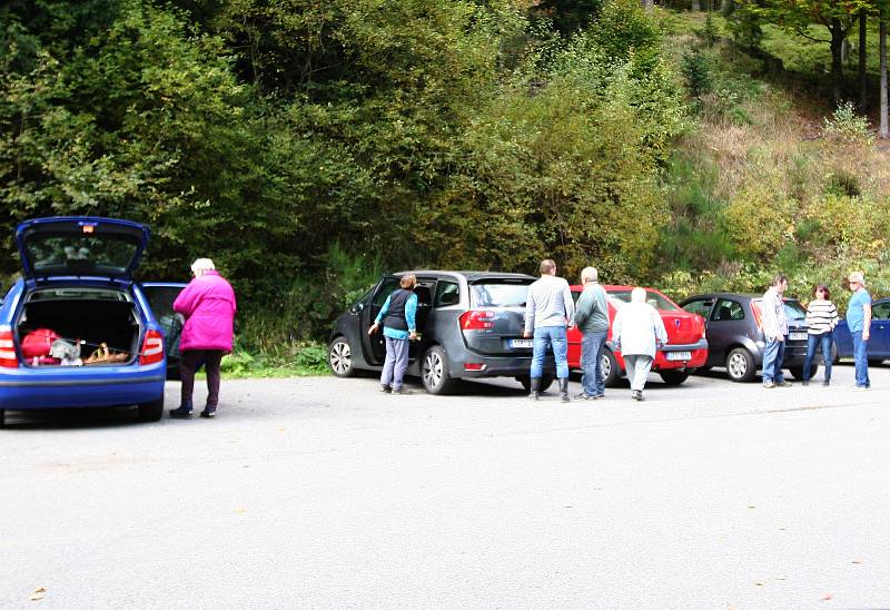 Česko-slovenské pomezí v Beskydech, kde probíhají kontroly hranice kvůli běžencům, 7. října 2022.