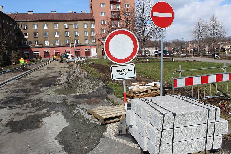 Rekonstrukce "malé" Jablunkovské ulice v Třinci.