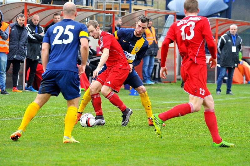 Ve slezském derby mezi Třincem a Opavou se nakonec body dělily. 