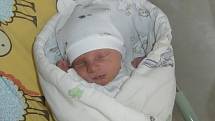 Sebastián Odehnal, Pražmo, nar. 3. 11., 49 cm, 3,07 kg. Nemocnice ve Frýdku-Místku. 