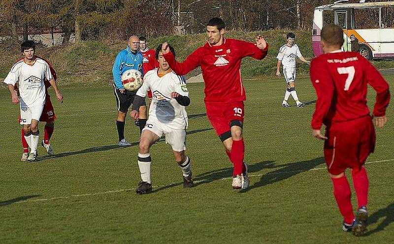 Fotbalisté Brušperku zdolali na závěr podzimní sezony v domácím prostředí tým Veřovic 2:0.  