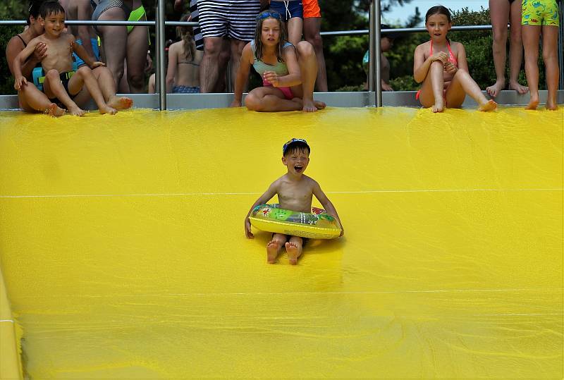 Aquapark Olešná ve Frýdku-Místku, sobota 19. června 2021.