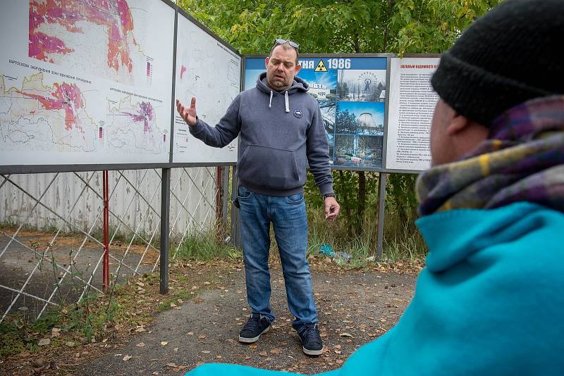 Honza Dušek trpící roztroušenou sklerózou vyrazil vloni z Prašivé v Beskydech na Ukrajinu a hlavně do Černobylu, teď bude 1. října na besedě na expedici vzpomínat.