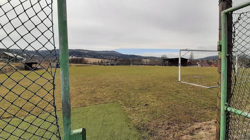 Fotbalový areál v Bukovci.