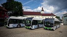 Představení nových nízkoemisních autobusů SOR NSG 12m s pohonem na CNG, 24. července 2020 ve Frýdku-Místku.