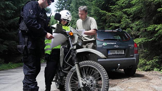 Policisté se při kontrolách zaměřili zejména na motorkáře. 