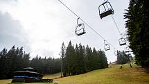 Lyžařské areály v Beskydech, 27. listopadu 2022, Staré Hamry. Ski Park Gruň.