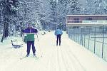 Třinecký lesopark se opět stal rájem pro běžecké lyžování. Od pondělí zde organizace STaRS upravuje celkem pět kilometrů stop. Velkou výhodou je večerní osvětlení.