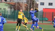 V úvodním kole zimního turnaje Tipsport liga zvítězili fotbalisté Frýdku-Místku nad Karvinou 3:1. 