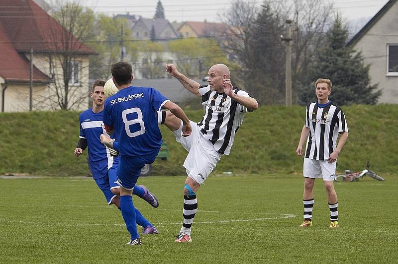 Už sedm bodů nastřádali na jaře v krajském přeboru zachraňující se fotbalisté Brušperku. A po sobotní domácí výhře nad Polankou 2:1 už nejsou v tabulce poslední.