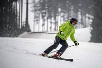 Lyžařský areál SKI areál Bílá, 5. ledna 2022.