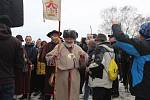 Lašský král Zdeňa Viluš I. přednesl na Čupku novoroční projev.