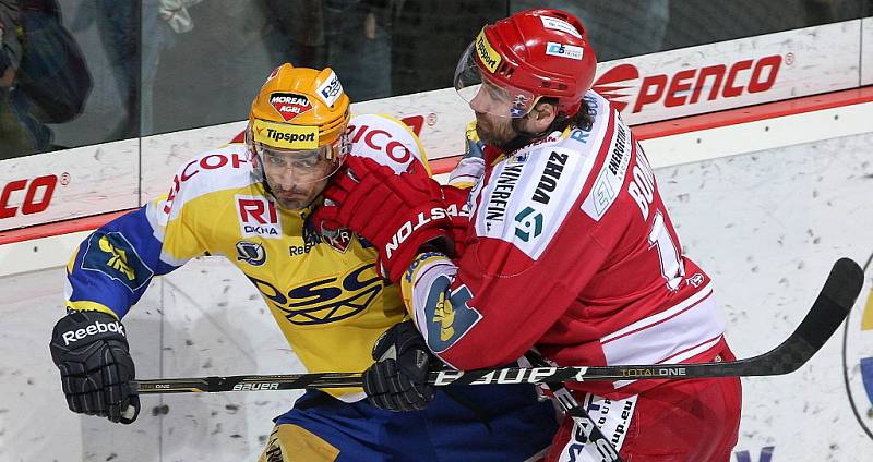 Snímky z utkání HC Oceláři Třinec vs. PSG Zlín.