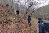 Cvičení - pátrání po pohřešovaných osobách v horském terénu v Beskydech.