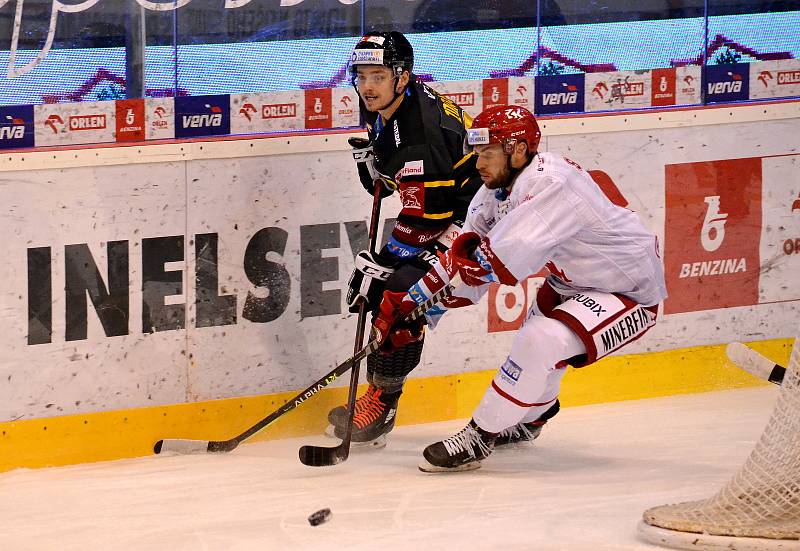 Utkání 48. koa Tipsport extraligy Litvínov - Třinec 2:6.