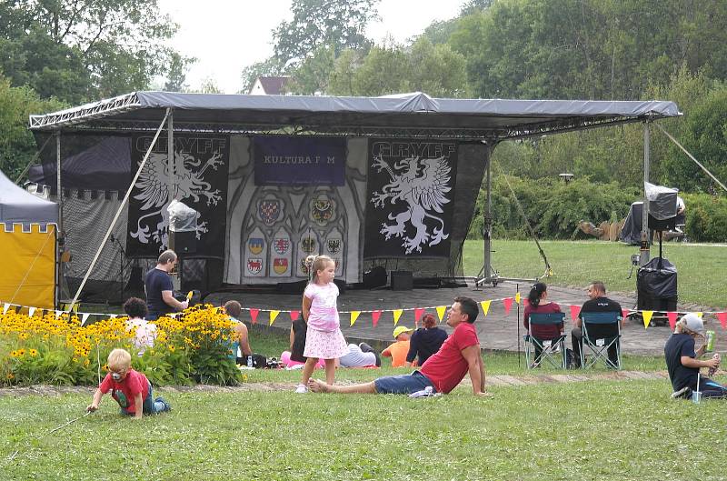 Historické slavnosti v parku v podzámčí ve Frýdku-Místku, 14. srpna 2022.