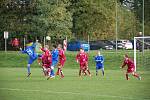 Fotbalisté Dobratic přišli o sérii domácí neporazitelnosti, když s Bystřicí prohráli 0:1.