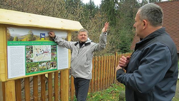 Po stopách salašnictví. Tak se jmenuje naučná stezka, která se v těchto dnech dokončuje v Košařiskách. Slavnostní otevření se chystá 29. listopadu.