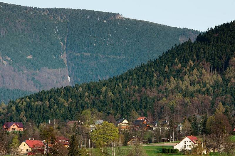 Jaro v Beskydech. Kunčice pod Ondřejníkem. Ilustrační foto.