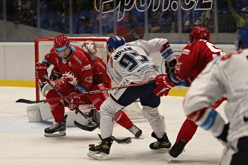 Kladno - Třinec 1:2 (6. kolo extraligy, 29. 9. 2022)