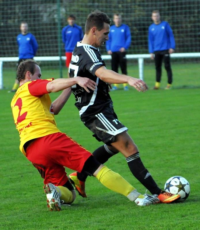 Fotbalisté Frýdlantu nad Ostravicí nejdříve dvoubrankové vedení s Hájem ztratili, po změně stran si jej zase vzali zpět.  