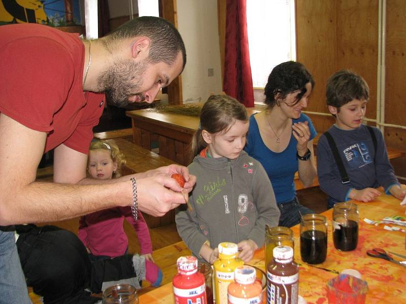 Velikonoční dopoledne měli už tuto sobotu ve Středisku volného času Klíč.