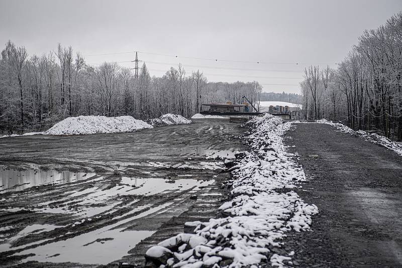 U Dobré na Frýdecko-Místecku pokračovala 13. dubna 2021 výstavba obchvatu města Frýdku-Místku (II. etapa).