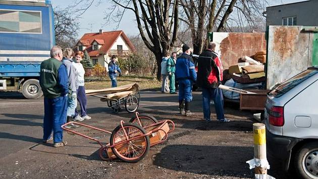 Sběr velkoobjemového a nebezpečného odpadu v Brušperku.