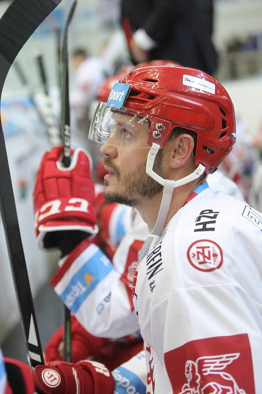 Utkání 1. kola hokejové extraligy: HC Kometa Brno - HC Oceláři Třinec (8. září 2017)