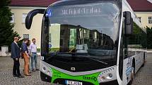 Představení nových nízkoemisních autobusů SOR NSG 12m s pohonem na CNG, 24. července 2020 ve Frýdku-Místku.