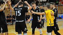 Zápas 3. kola extraligy Black Volley Beskydy - Dukla Liberec 1:3.