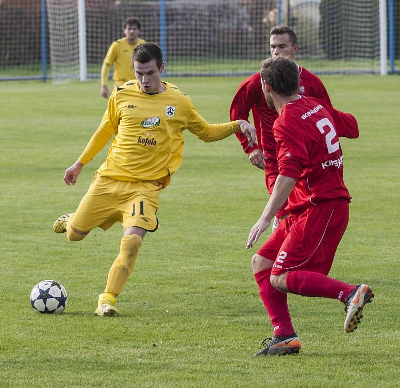 Brušperk se v nejvyšší krajské soutěži nadále trápí. Naposledy prohrál o gól na hřišti Kravař.