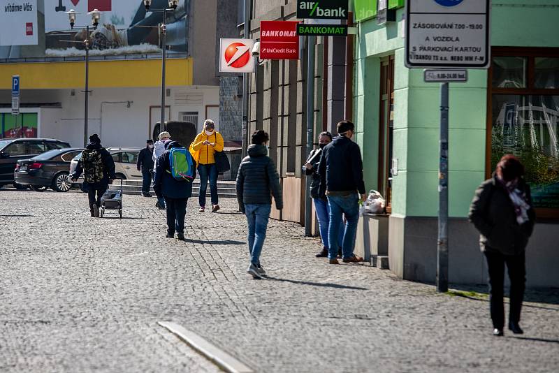 Frýdek-Místek v celostátní karanténě, 24. března 2020. Vláda ČR vyhlásila dne 15.3.2020 celostátní karanténu kvůli zamezení šíření novému koronavirové onemocnění (COVID-19).