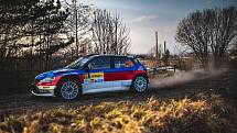 KOWAX Valašská rally ValMez 2021, páteční Shakedown. Polygon Tatra Kopřivnice. 26. března 2021.