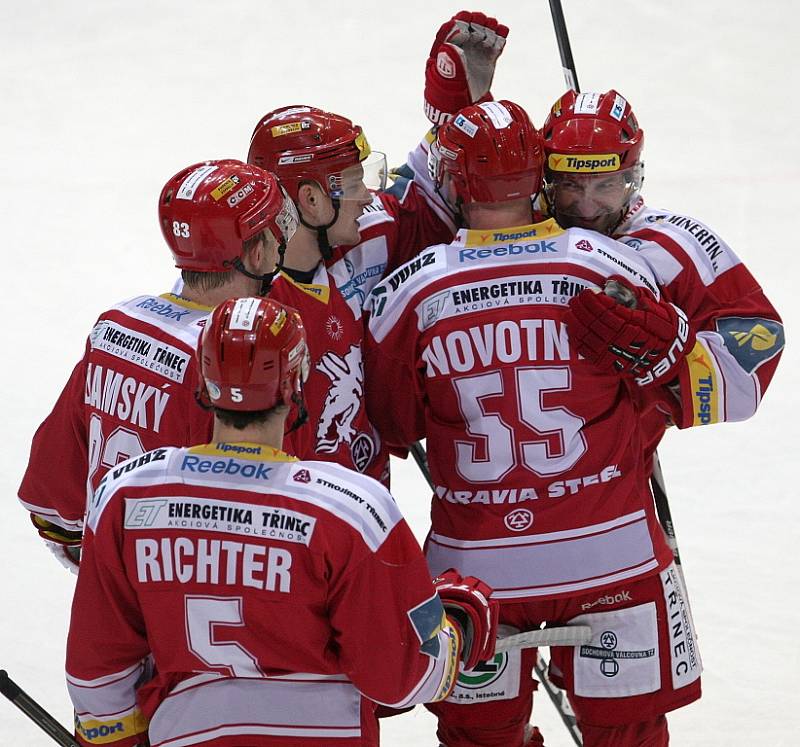 Snímky z utkání HC Oceláři Třinec vs. PSG Zlín.