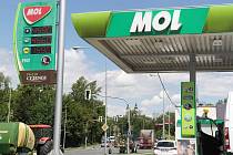 Ceny benzinu a nafty na Frýdecko-Místecku na přelomu května a června.