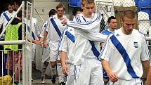 Fotbalisté Frýdku-Místku potvrdili dobrou jarní formu, když na domácím stadionu zdolali posilněný celek ostravské juniorky 1:0. 