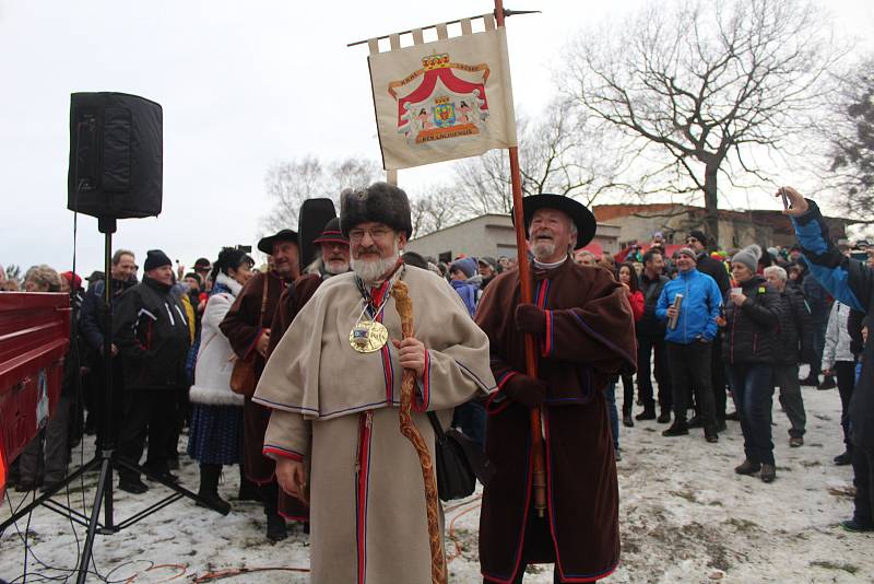 Lašský král Zdeňa Viluš I. přednesl na Čupku novoroční projev.