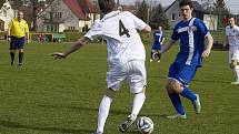 Derby mezi Brušperkem a Petřvaldem na Moravě skončilo nakonec smírem 1:1. 