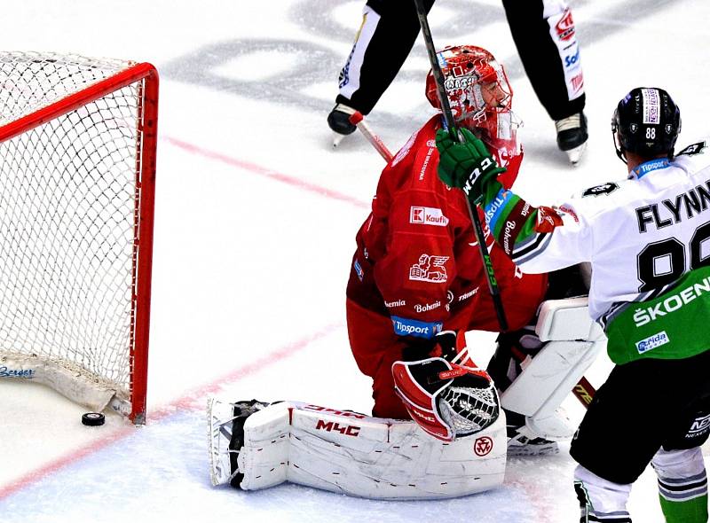 Hokejisté Třince v nedělním extraligovém duelu přehráli Bruslaře.