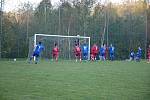 Fotbalisté Dobratic přišli o sérii domácí neporazitelnosti, když s Bystřicí prohráli 0:1.