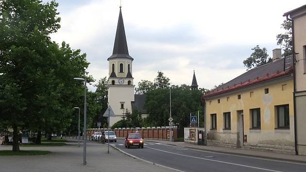 Centrum Frýdlantu nad Ostravicí. 