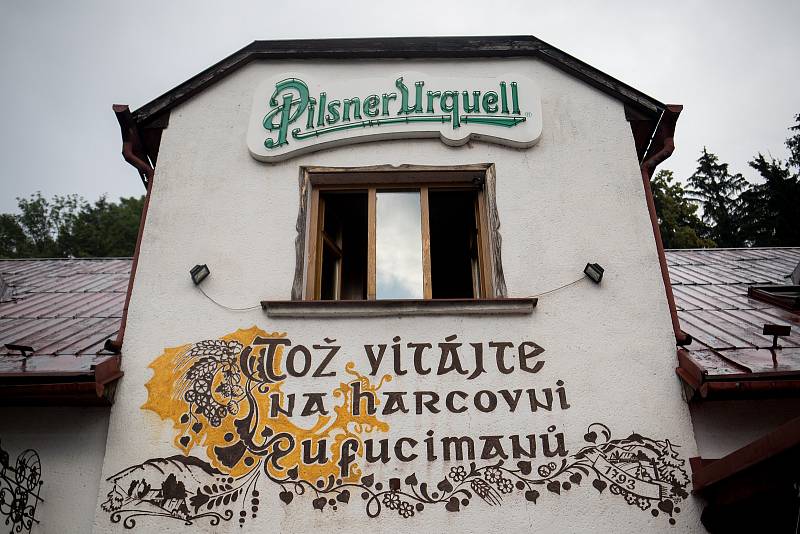 Restaurace Harcovna u Fucimanů, 16. července 2020 ve Frýdlantu nad Ostravicí.