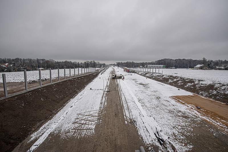 Ve Frýdku-Místku pokračovala 13. dubna 2021 výstavba obchvatu (I. etapa).