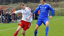 Fotbalisté Třince podlehli překvapivě na svém trávníku olomouckému béčku 0:1.