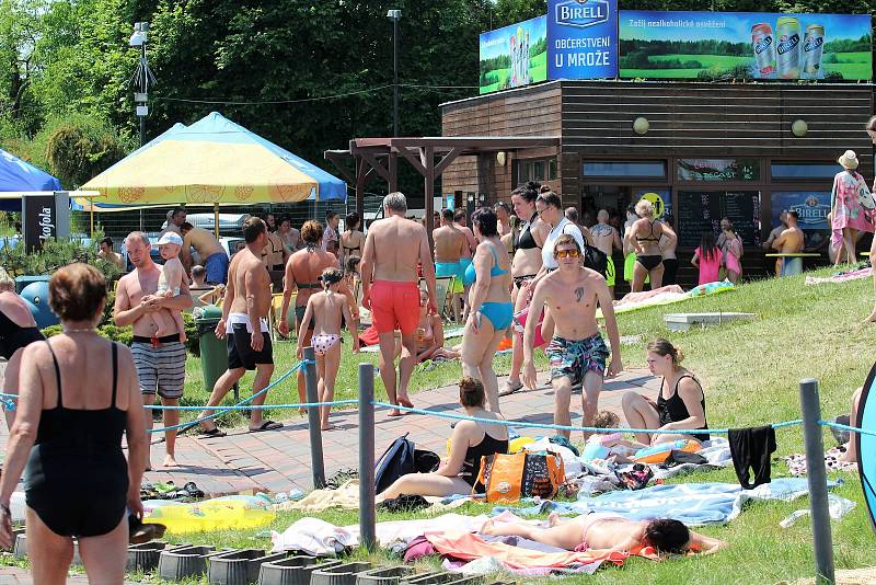 Aquapark Olešná ve Frýdku-Místku, sobota 19. června 2021.