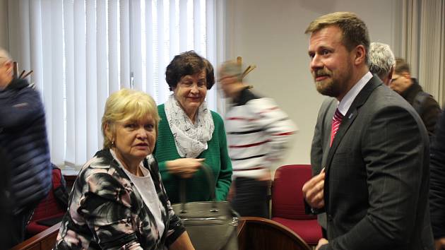 Eva Richtrová a Michal Pobucký po osvobozujícím verdiktu.