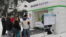Automobilka Škoda vyráží již čtvrtou sezonu do hor s akcí pod názvem ŠKODA Park, kdy na svých cestách pro své návštěvníky připravuje spoustu zábavy pro celé rodiny, jak dokládá snímek z Bílé.